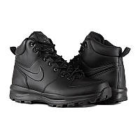 Черевики чоловічі Nike Manoa Leather 44.5 Чорний (454350-003) ZK, код: 7400299