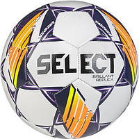 Мяч футбольный Select Brillant v24 Бело-фиолетовый 4 (099488-096 4)