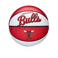 Мяч баскетбольный Wilson NBA TEAM RETRO BSKT MINI CHI BULLS size 3 (WTB3200XBCHI 3)