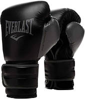 Боксерские перчатки Everlast POWERLOCK TRAINING GLOVES Черный Серый 16 унций (870310-70-816 16)