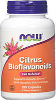 Цитрусовые биофлавоноиды с витамином С и рутином Citrus Bioflavonoids Now Foods 700 мг 100 капсул