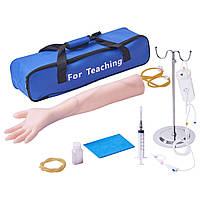 VEVOR Phlebotomy Exercise Arm Training Set Blood Drawing, Intravenous Training Set for Venipuncture, Highly