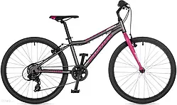 Велосипед Author Ultima 24 2023 + Ebon Grafitowo Różowy 12.5