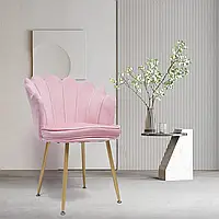 Одно кресло CNCEST в форме цветка, обеденный стул с мягкой обивкой, одно кресло со спинкой