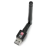 Сетевая карта WiFi USB N 150 Мбит/с с антенной