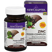 Микроэлемент Цинк New Chapter Zinc Food Complex 60 Tabs GL, код: 7518172