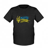 Детская футболка Детский рисунок флаг Украины