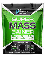 Гейнер Powerful Progress Super Mass Gainer 4000 g 40 servings Banana GL, код: 7520830