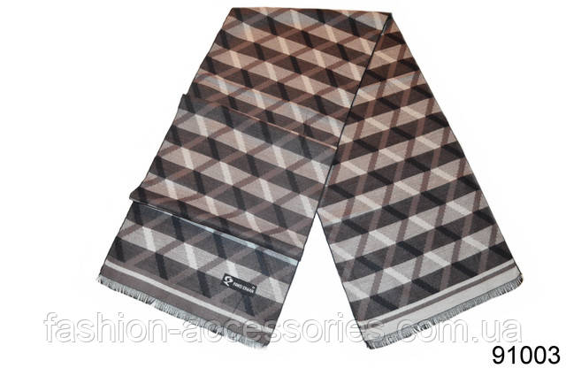 Коричневий чоловічий кашеміровий шарф під пальто Чоловічий кашеміровий шарф 2