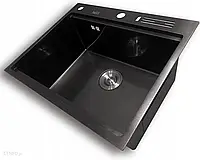 Кухонна мийка Nett 57x47cm czarny (42020)