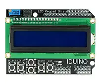 LCD Keypad Shield - дисплей для Arduino - Iduino ST1113