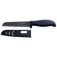Кухонний ніж для хліба з кераміки black KL225061 Kamille GL, код: 8393648