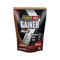 Гейнер Power Pro Gainer 4000 g 100 servings Бразильский орех GL, код: 7520178