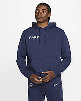 Кофта Nike Paris Saint-Germain Gfa Fleece Hoodie (DN1317-410) L Синий KS, код: 7740108