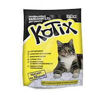 Наполнитель для кошачьего туалета Kotix Силикагелевый впитывающий 1.8 кг 3.8 л (6930095837592 KS, код: 7998224