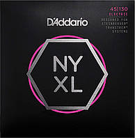 Струны для бас-гитары D'Addario NYXLS45130 Double Ball End Steinberger Regular Light Long Sca KS, код: 6556195