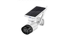 Поворотная уличная камера водонепроницемая KERUI S4, 1080p 2 MP + солнечная батарея KS, код: 2546808