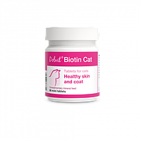 Витаминно-минеральная добавка для здоровья кожи и шерсти котов и кошек Dolfos Biotyna Cat 90 KS, код: 7739779