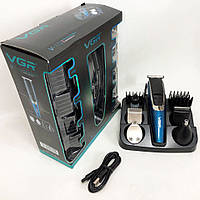 Электромашинка для волос VGR V-172 4в1 | Подстригательная машинка | Машинка для EN-327 стрижки бороди