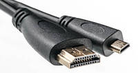 Видео кабель PowerPlant HDMI - micro HDMI, 0.5м, позолоченные коннекторы, 1.3V