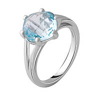 Серебряное кольцо SilverBreeze с натуральным топазом 4.6ct (2049302) 17.5 размер KS, код: 6434238