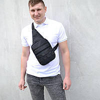 Сумка кобура наплічна | Чоловіча сумка-слінг тактична плечова | Сумка для прихованого QE-970 носіння пістолета