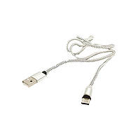 Кабель магнитный круглый HLV Magnetic Cable M3 4993 Type-C Grey GL, код: 8195225