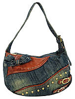 Женская джинсовая сумка Fashion jeans bag Синий (Jeans8031 navy) MN, код: 7730859