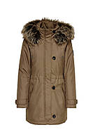 Куртка Only коричневый S 15141837 GL, код: 8244202