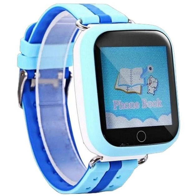 Дитячий розумний годинник з GPS Smart baby watch Q750 Blue, смарт годинник-телефон з сенсорним екраном BO-665 та іграми