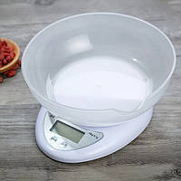 Весы кухонные электронные B05A 1г до 5кг чаша, кухонные весы для кондитера, для KF-940 взвешивания продуктов
