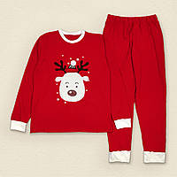 Мужская пижама Dexters с новогодней темой rudolf XL красный KS, код: 8446814