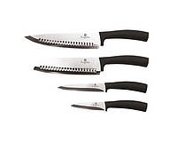 Набор ножей Berlinger Haus Black Silver Collection 4 предмета (BH-2466) MN, код: 8040175