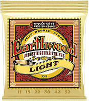 Струны для акустической гитары Ernie Ball 2004 Earthwood Acoustic 80 20 Bronze Light 11 52 MN, код: 6555337