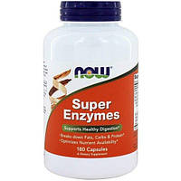 Пищеварительные ферменты NOW Foods Super Enzymes 180 Caps KS, код: 7693338