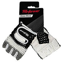 Перчатки для фитнеса Fit forever Range AI-04-1350 белый/черный/серый L