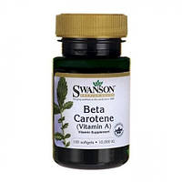 Витамин A Swanson Beta-Carotene 10.000 IU 100 Softgels MN, код: 7520617