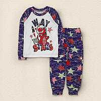 Пижама для мальчика Dexters без утепления way to stars 134 см фиолетовый синий (131506168324) KS, код: 8335232