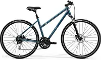 Велосипед Merida Crossway 100 Lady Teal Blue (Silver Blue Lime) 28 2021