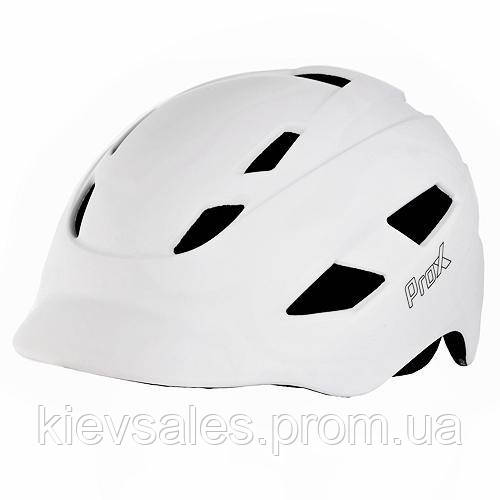 Шлем велосипедный ProX Town LED матовый Белый (A-KO-0226) KS, код: 8156588 - фото 6 - id-p2146143080