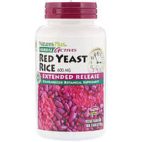 Красный рис Nature's Plus Herbal Actives, Red Yeast Rice 600 mg 60 Tabs KS, код: 7518082