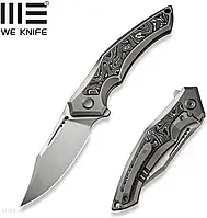 We Knife Nóż Składany Orpheus Le No 039 155 Gray Titanium Aluminium Foil Cf Hand Rubbed Satin Cpm 20Cv We23009