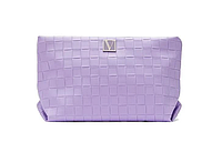 Косметичка кожаная VICTORIA'S SECRET Travel Pouch LILAC WOVEN лаванда KS, код: 8290028