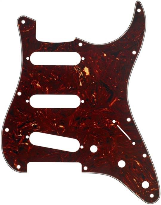 Пикгард Fender Pickguard For Strat S/S/S 11-Hole Tortoise Shell 4 Ply