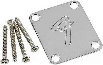 Пластина для кріплення грифа Fender 4-bolt Neck Plate Vintage-Style Chrome