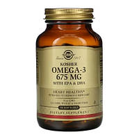 Омега 3 Solgar Omega-3 Kosher 675 mg 50 Softgels KS, код: 7520369