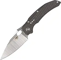 Bestech Knives Nóż Składany Exploit Tiger Pattern Titanium Satin Cpm S35Vn By Todd Knife And Tool Bt2005D