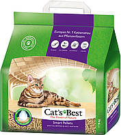 Наполнитель для кошачьего туалета Cat's Best Smart Pellets Древесный комкующий 5 кг (10 л) (4 KS, код: 7568557