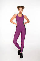 Спортивный женский комбинезон Designed for Fitness Pro Fitness Frulatto XL фиолетовый черный KS, код: 6628130