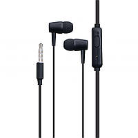 Дротові навушники вакумні з мікрофоном Celebrat 3.5 mm G13 Bass sterreo 1.2 m Black KS, код: 7765747